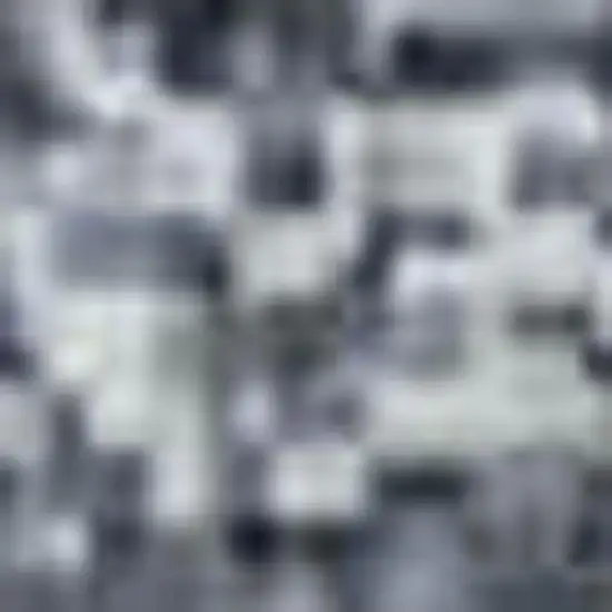 Denim Blue And Gray Abstract Washable Area Rug With UV Protection Photo 3