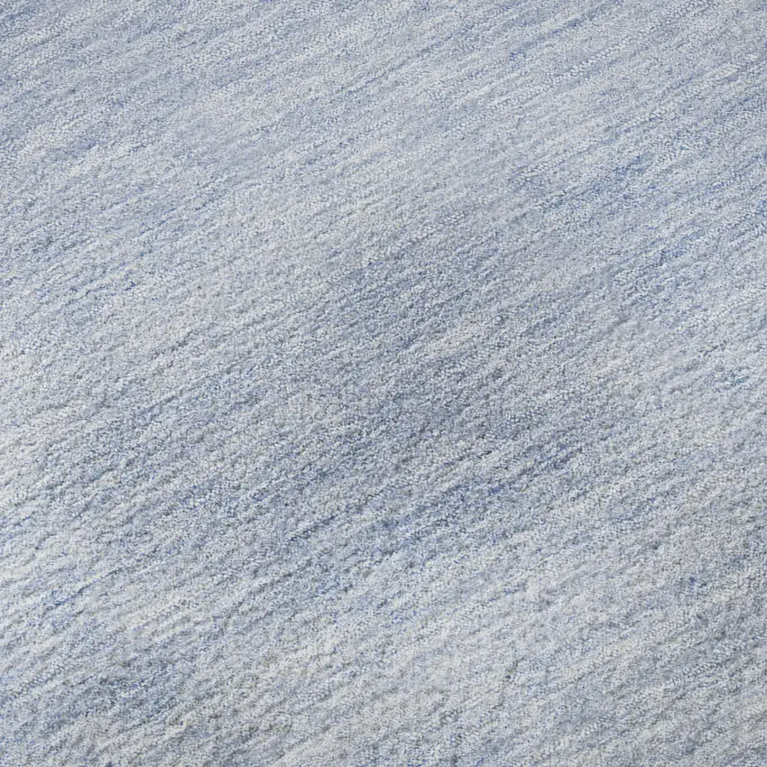 Denim Blue And Ivory Abstract Washable Area Rug With UV Protection Photo 9