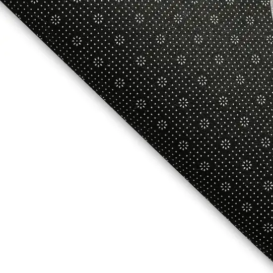 Denim Blue And Ivory Plaid Washable Area Rug With UV Protection Photo 2