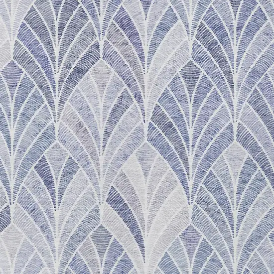 Denim Blue And Sky Blue Geometric Washable Indoor Outdoor Area Rug Photo 7