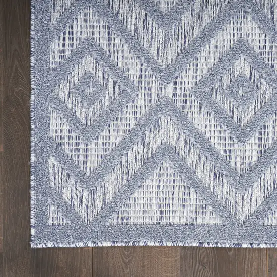 Denim Blue Indoor Outdoor Area Rug Photo 9