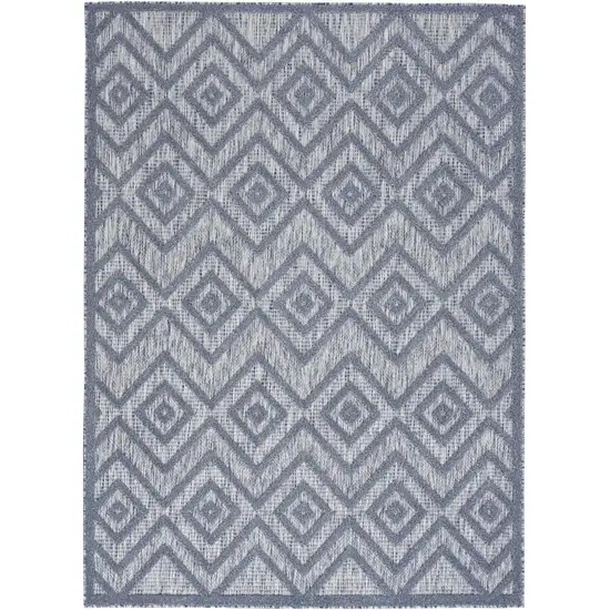 Denim Blue Indoor Outdoor Area Rug Photo 3