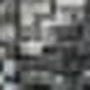 Photo of Denim Blue Charcoal And Gray Abstract Washable Area Rug With UV Protection