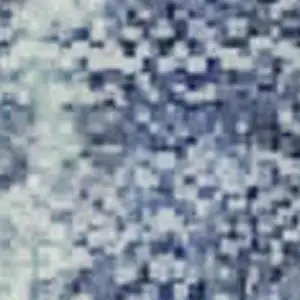 Photo of Denim Blue Gray And Ivory Abstract Washable Area Rug With UV Protection