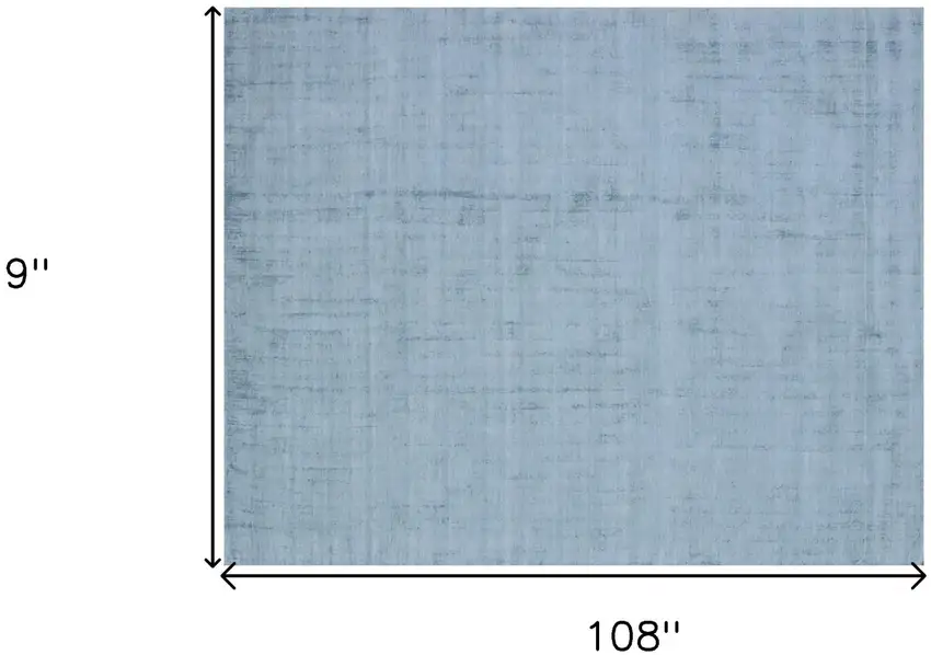Denim Blue Hand Loomed Area Rug Photo 3