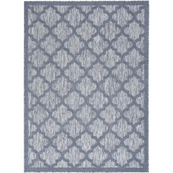 Denim Blue Indoor Outdoor Area Rug Photo 1