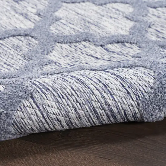 Denim Blue Indoor Outdoor Area Rug Photo 8