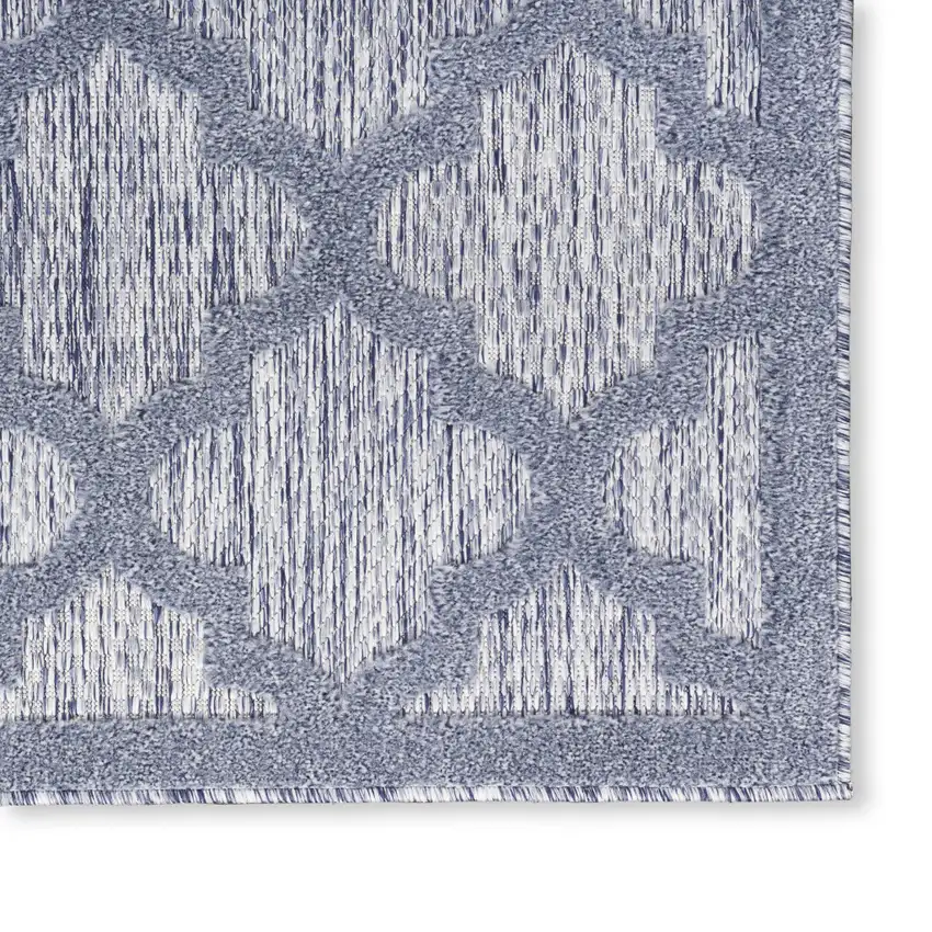 Denim Blue Indoor Outdoor Area Rug Photo 4