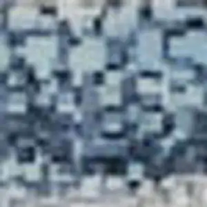 Photo of Denim Blue Ivory And Gray Geometric Washable Area Rug With UV Protection