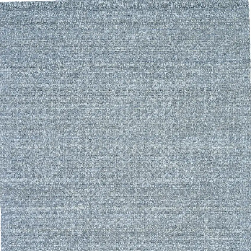 Denim Blue Wool Area Rug Photo 8