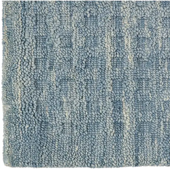 Denim Blue Wool Area Rug Photo 7
