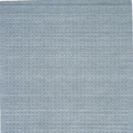Denim Blue Wool Area Rug Photo 8
