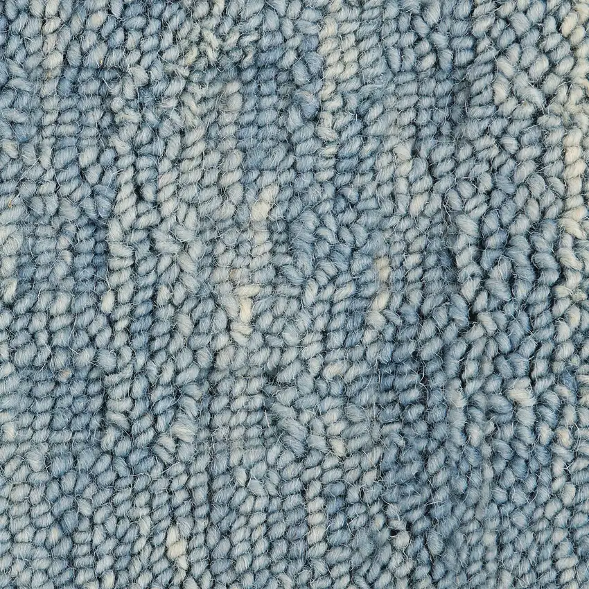 Denim Blue Wool Area Rug Photo 2