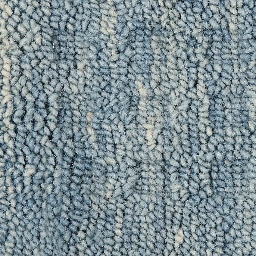 Denim Blue Wool Area Rug Photo 3