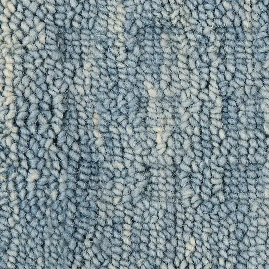 Denim Blue Wool Area Rug Photo 3