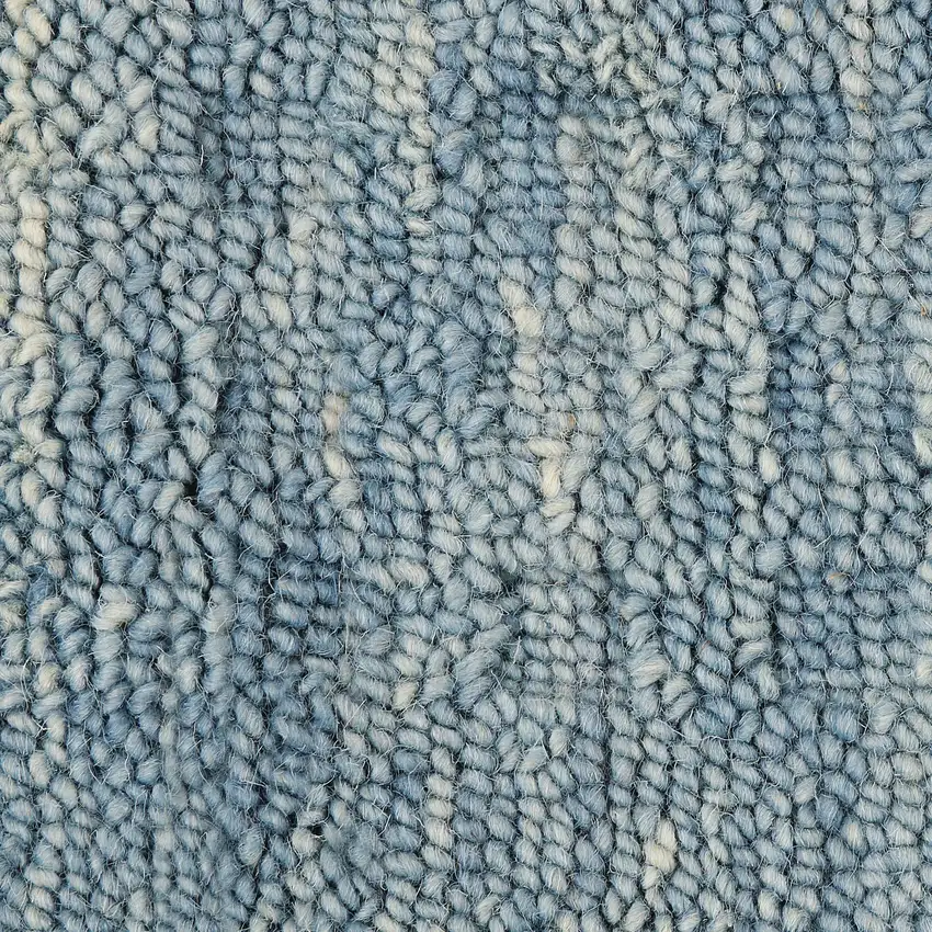 Denim Blue Wool Area Rug Photo 3