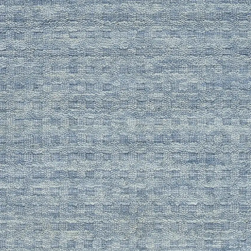 Denim Blue Wool Area Rug Photo 8