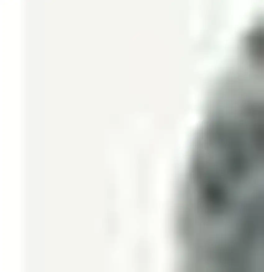 8' Denim Blue And Gray Wool Geometric Hand Tufted Runner Rug Photo 4