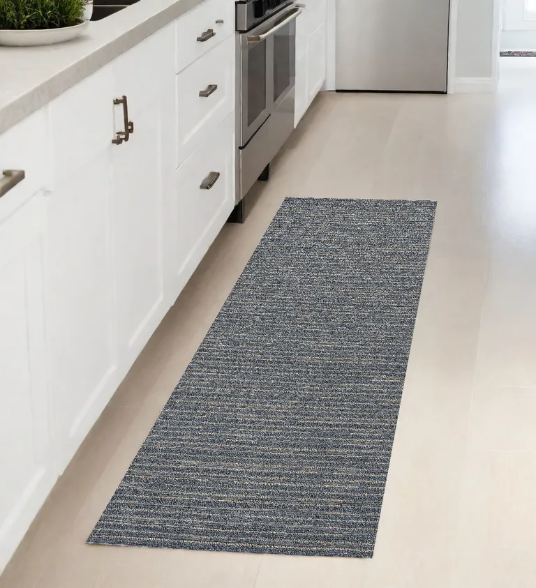 Denim Industrial Runner Rug Photo 3