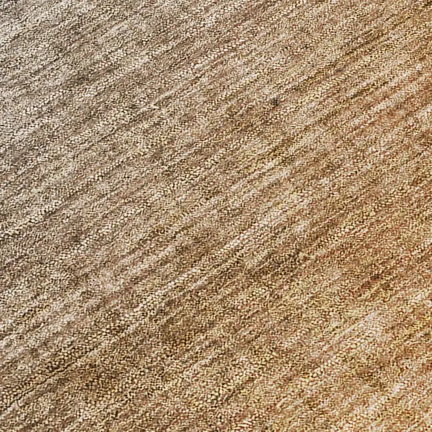 Gold Ombre Washable Indoor Outdoor Area Rug Photo 8