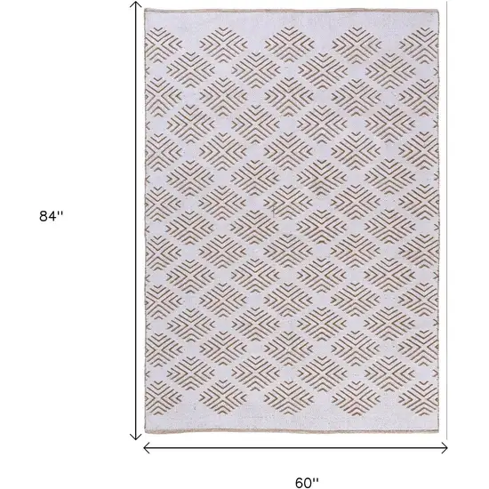 Diamond Hand Woven Area Rug Photo 3