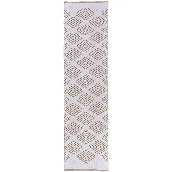 Diamond Hand Woven Runner Rug Photo 2