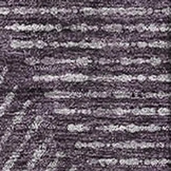 Eggplant And Gray Geometric Washable Area Rug With UV Protection Photo 3