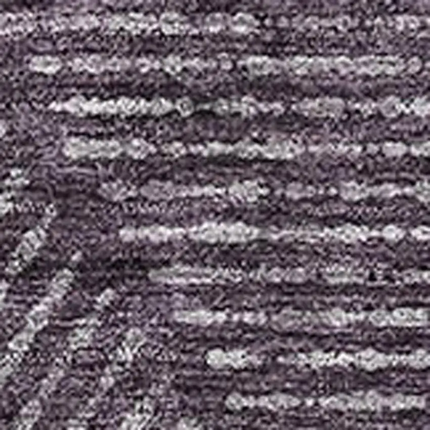 Eggplant And Gray Geometric Washable Area Rug With UV Protection Photo 3