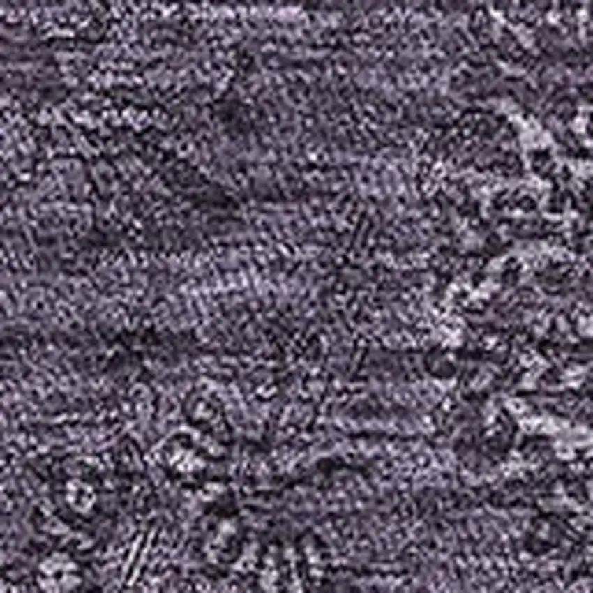 Eggplant And Ivory Floral Washable Area Rug With UV Protection Photo 3