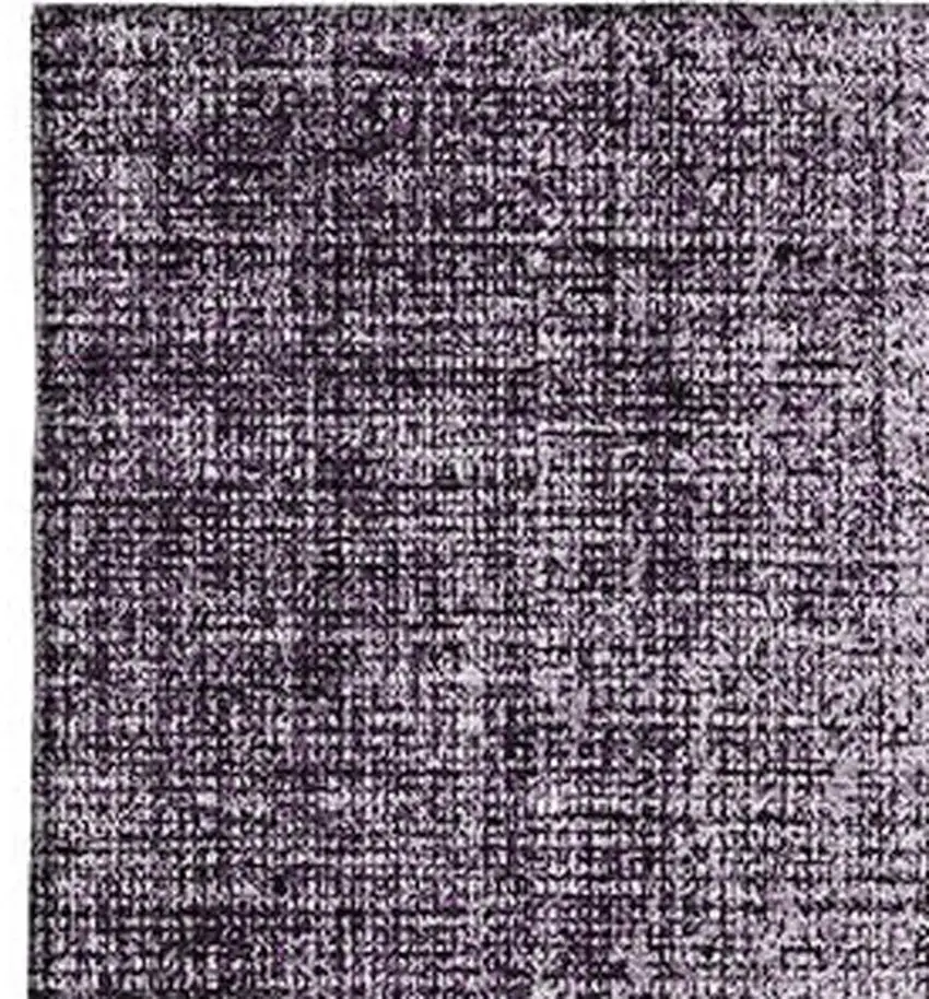 Eggplant And Ivory Geometric Washable Area Rug With UV Protection Photo 2