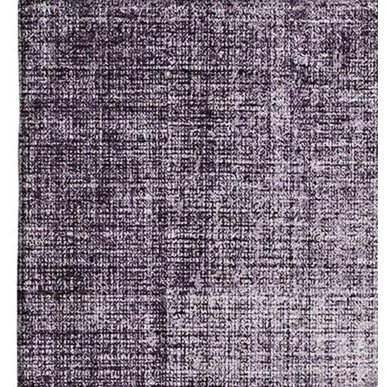 Eggplant And Ivory Geometric Washable Area Rug With UV Protection Photo 2