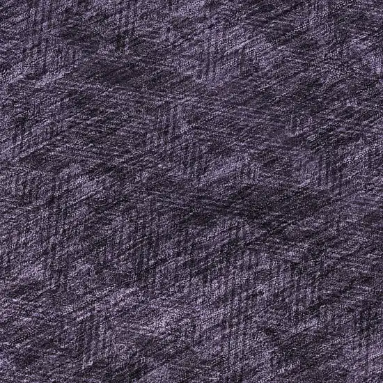 Eggplant And Ivory Geometric Washable Area Rug With UV Protection Photo 9