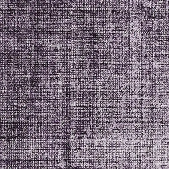 Eggplant And Ivory Geometric Washable Area Rug With UV Protection Photo 2