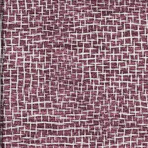 Photo of Eggplant And Ivory Geometric Washable Area Rug With UV Protection