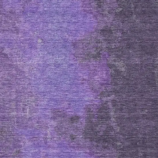 Eggplant And Purple Abstract Washable Area Rug With UV Protection Photo 2