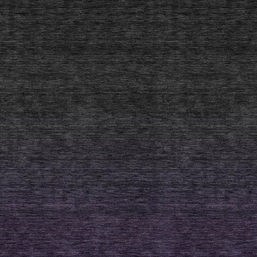Eggplant Purple And Charcoal Abstract Washable Indoor Outdoor Area Rug Photo 6