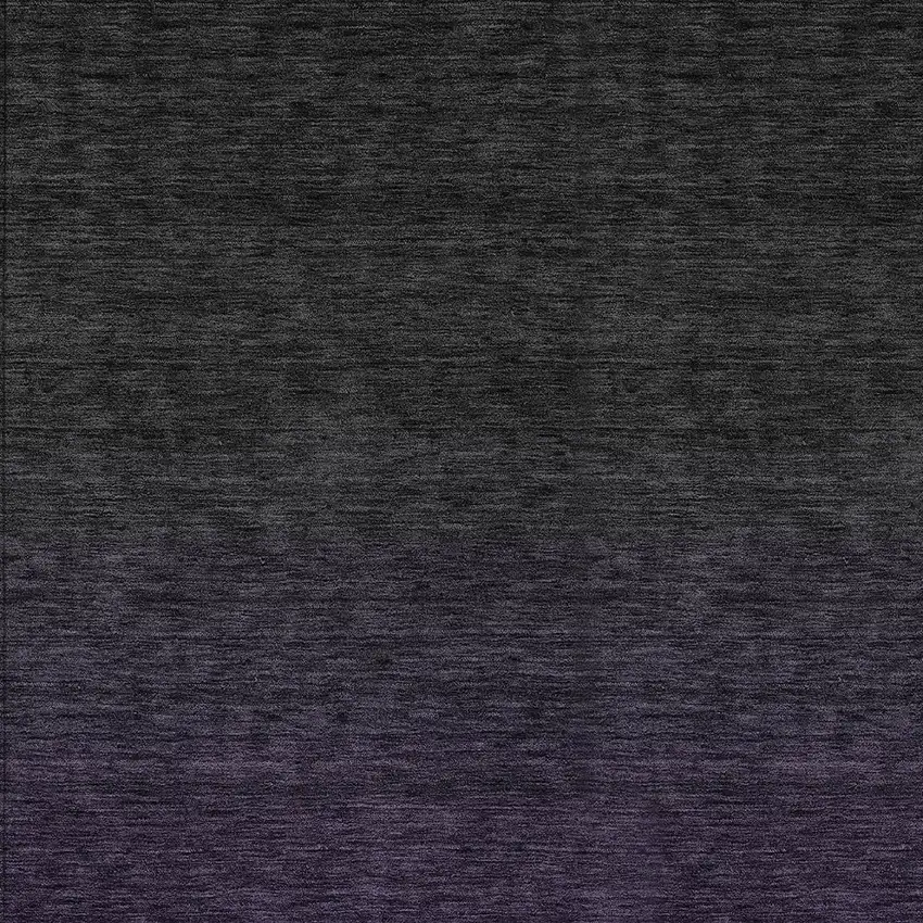 Eggplant Purple And Charcoal Abstract Washable Indoor Outdoor Area Rug Photo 8
