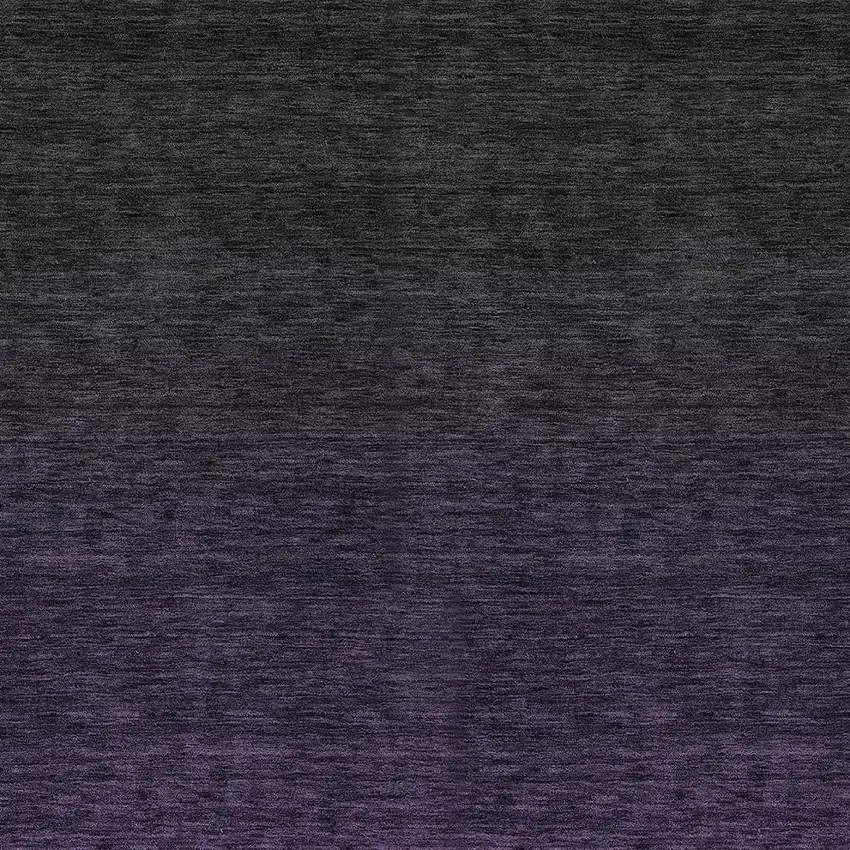 Eggplant Purple And Charcoal Abstract Washable Indoor Outdoor Area Rug Photo 9