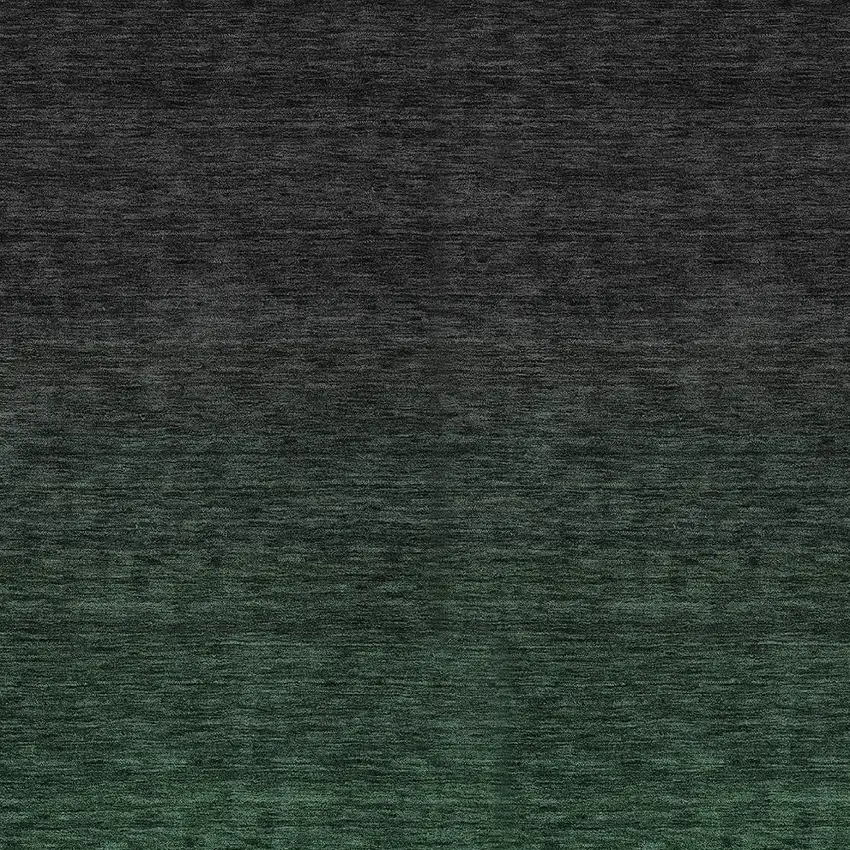 Emerald And Charcoal Abstract Washable Indoor Outdoor Area Rug Photo 6