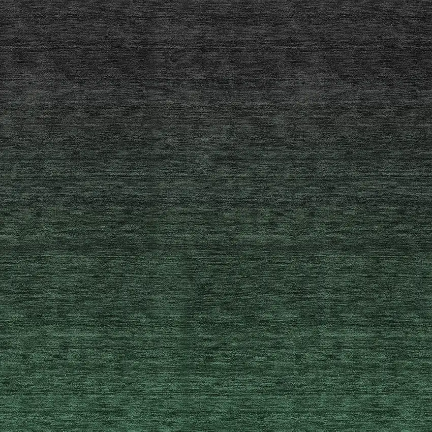 Emerald And Charcoal Abstract Washable Indoor Outdoor Area Rug Photo 6