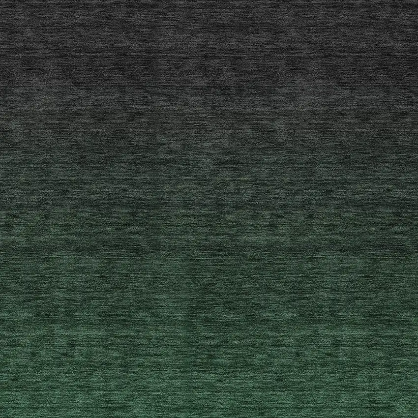 Emerald And Charcoal Abstract Washable Indoor Outdoor Area Rug Photo 6