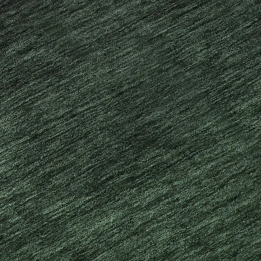 Emerald And Charcoal Ombre Washable Area Rug With UV Protection Photo 9