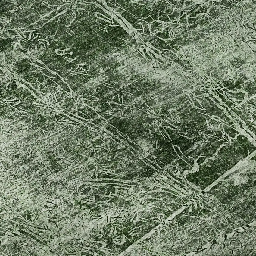 Emerald And Ivory Abstract Washable Area Rug With UV Protection Photo 9