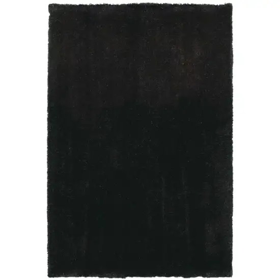 Espresso Shag Hand Woven Area Rug Photo 2