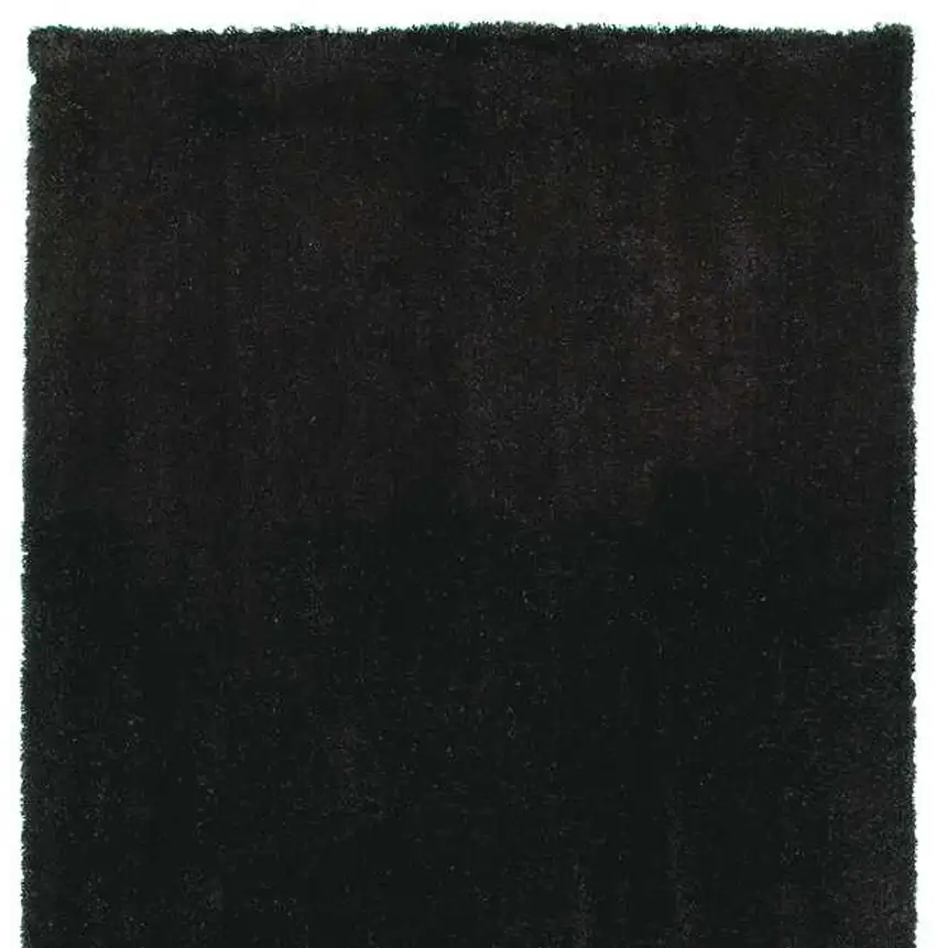 Espresso Shag Hand Woven Area Rug Photo 4