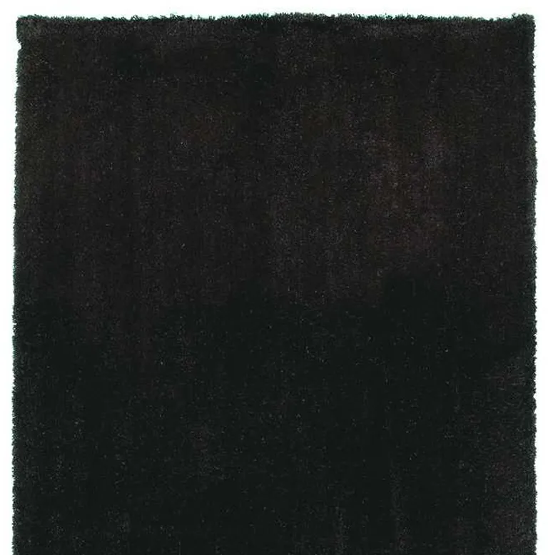 Espresso Brown Shag Area Rug Photo 4