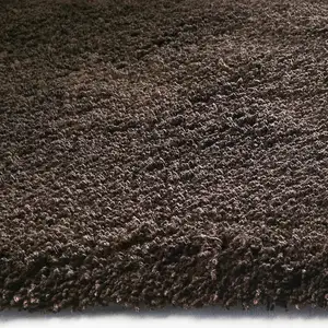 Photo of Espresso Brown Shag Area Rug