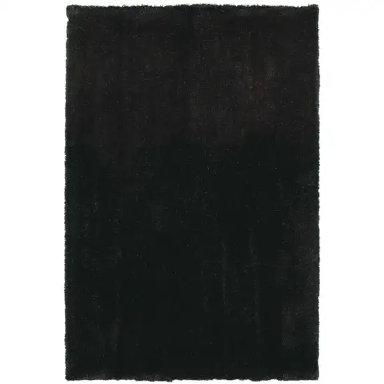 Espresso Shag Hand Woven Area Rug Photo 2