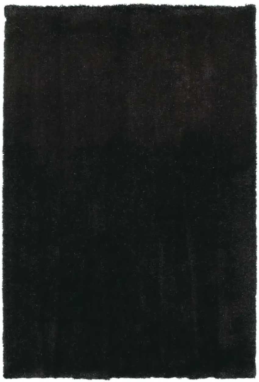 Espresso Shag Hand Woven Area Rug Photo 2