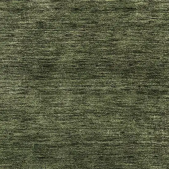 Fern Green And Beige Abstract Washable Area Rug With UV Protection Photo 3
